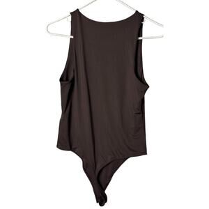 SWS Contour Sleeveless Brown Seamless Bodysuit  Sz XL